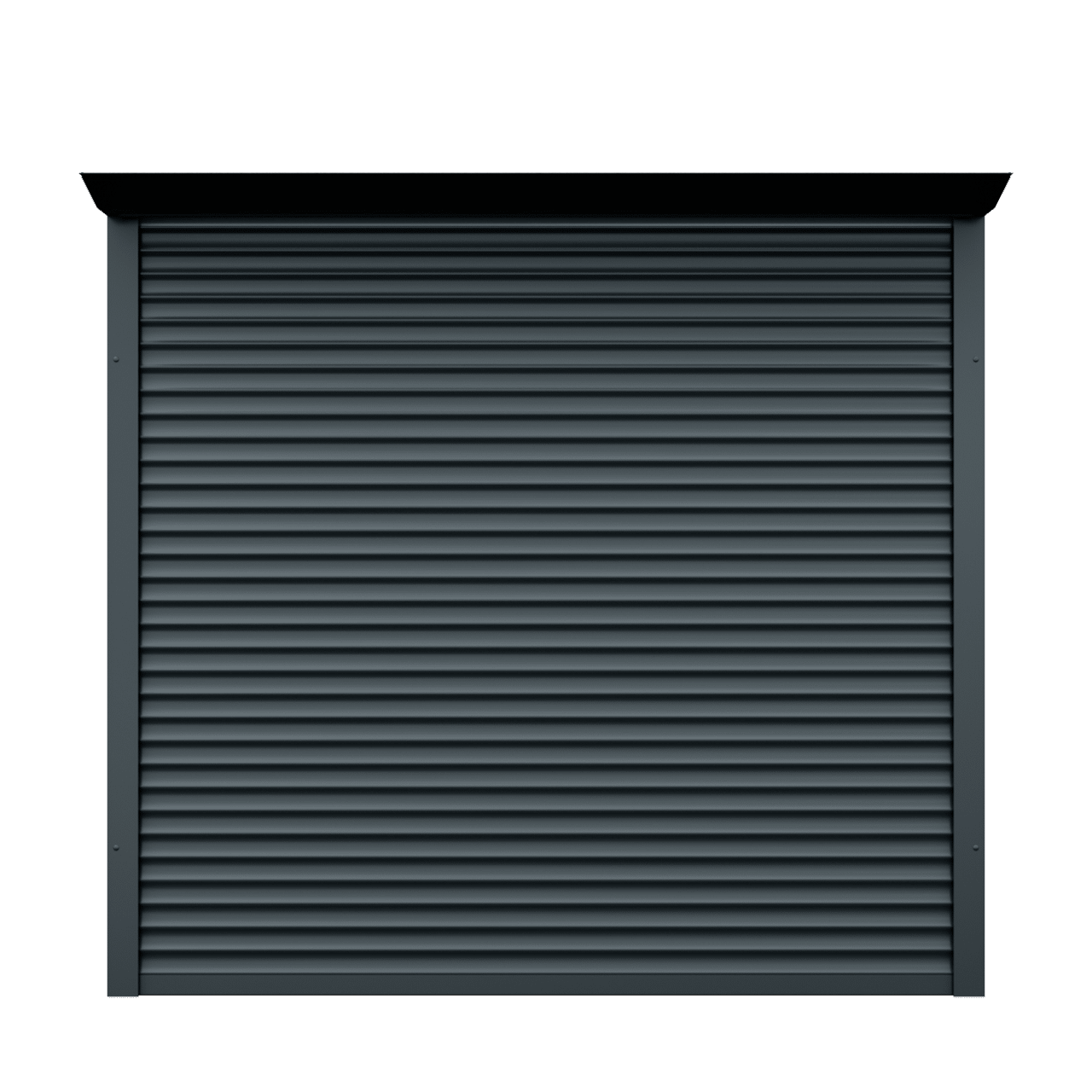 Tokozott motoros redőny lezárva