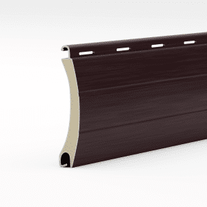 Sötétbarna elektromos redőny lamella