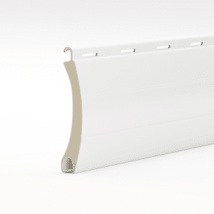 Matt fehér elektromos redőny lamella