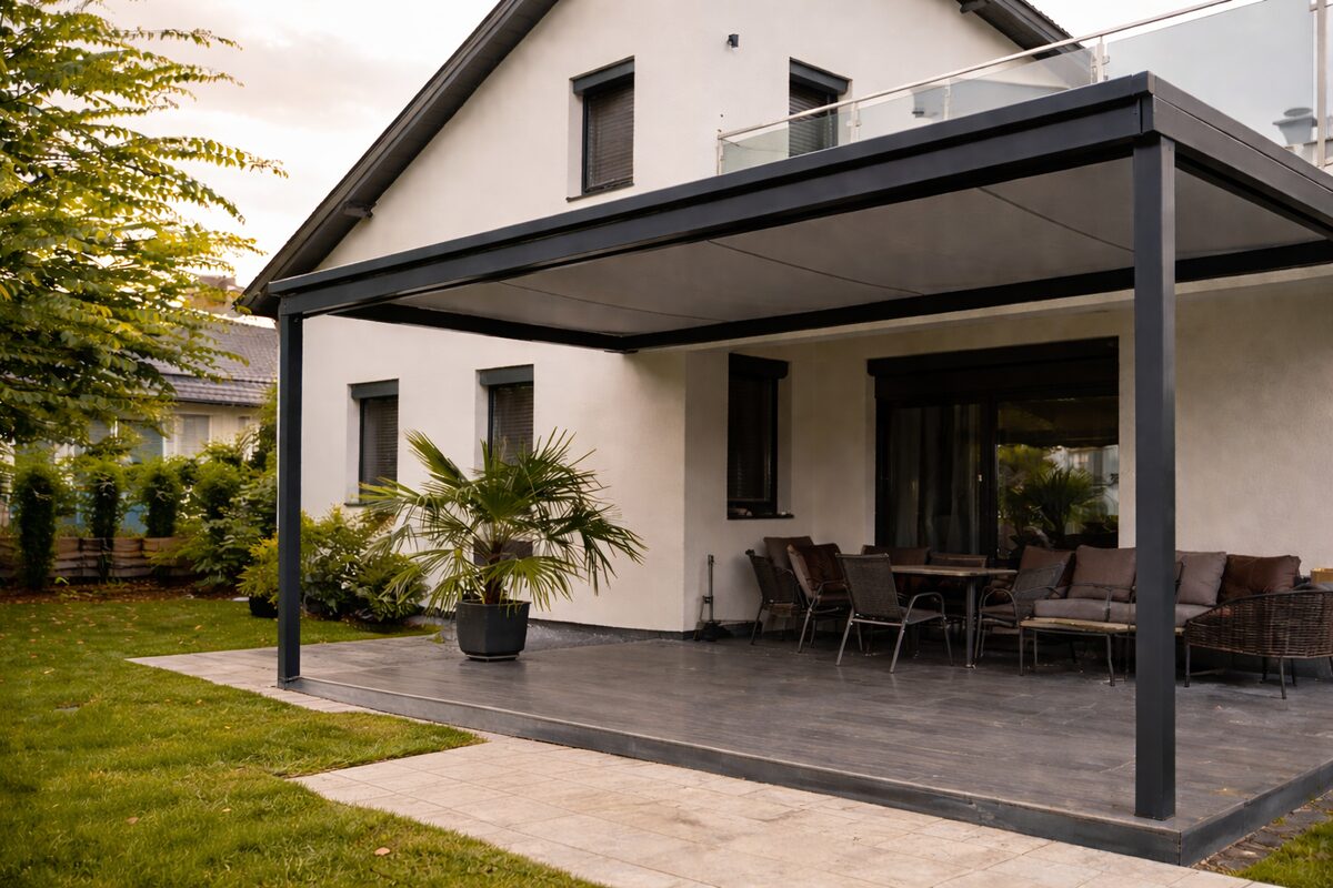 Pergola telikert árnyékoló