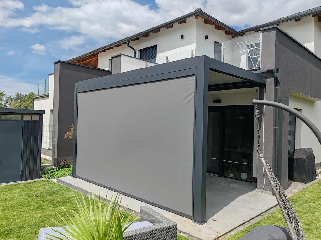 Zip screen napellenző