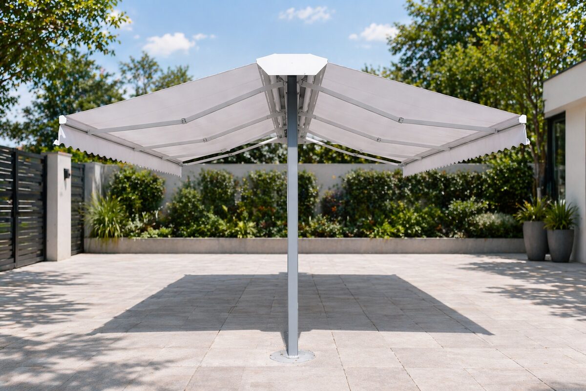 Állványos napellenző – Budapest XIII. kerület (2. kép)